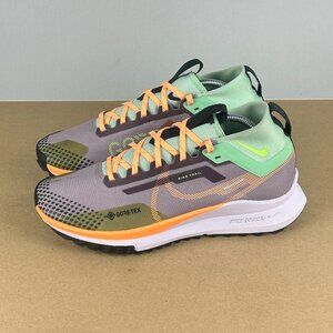 Nike React Pegasus Trail 4 Gore-Tex Running Shoes Womens 8.5 Smoke Purple Enamel